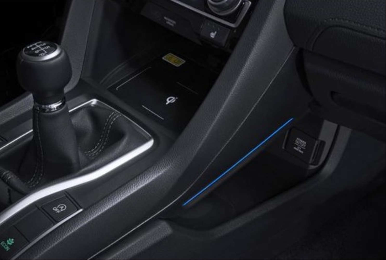 FOR CIVIC 2016-2021  GEARBOX CENTER LIGHT AMIBENT - (BLUE COLOR)