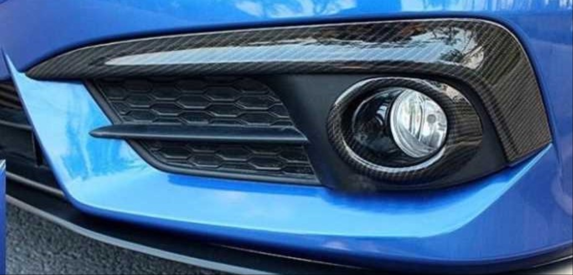 FOR CIVIC 2016-2021  FOG LAMP TRIM COVER - - CARBON COLOR 