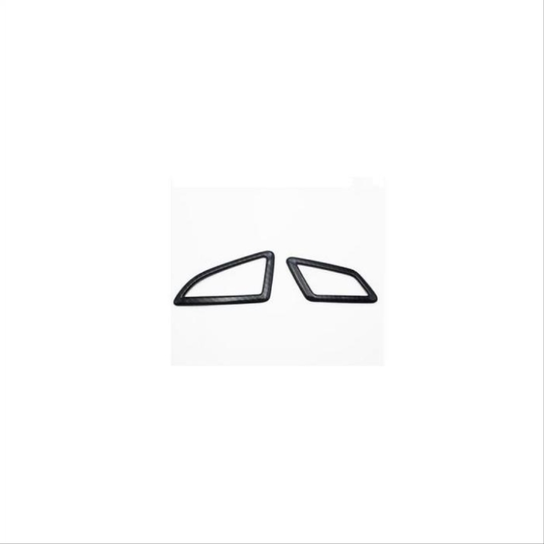 FOR CIVIC 2016-2021  ÜST AIR VENT COVER 2 PCS GLOSS BLACK (BRIGHT BLACK) 