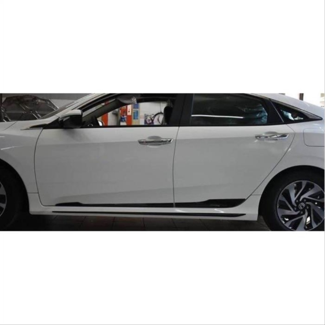 FOR CIVIC 2016-2021   SIDE SKIRT  TRIM ABS