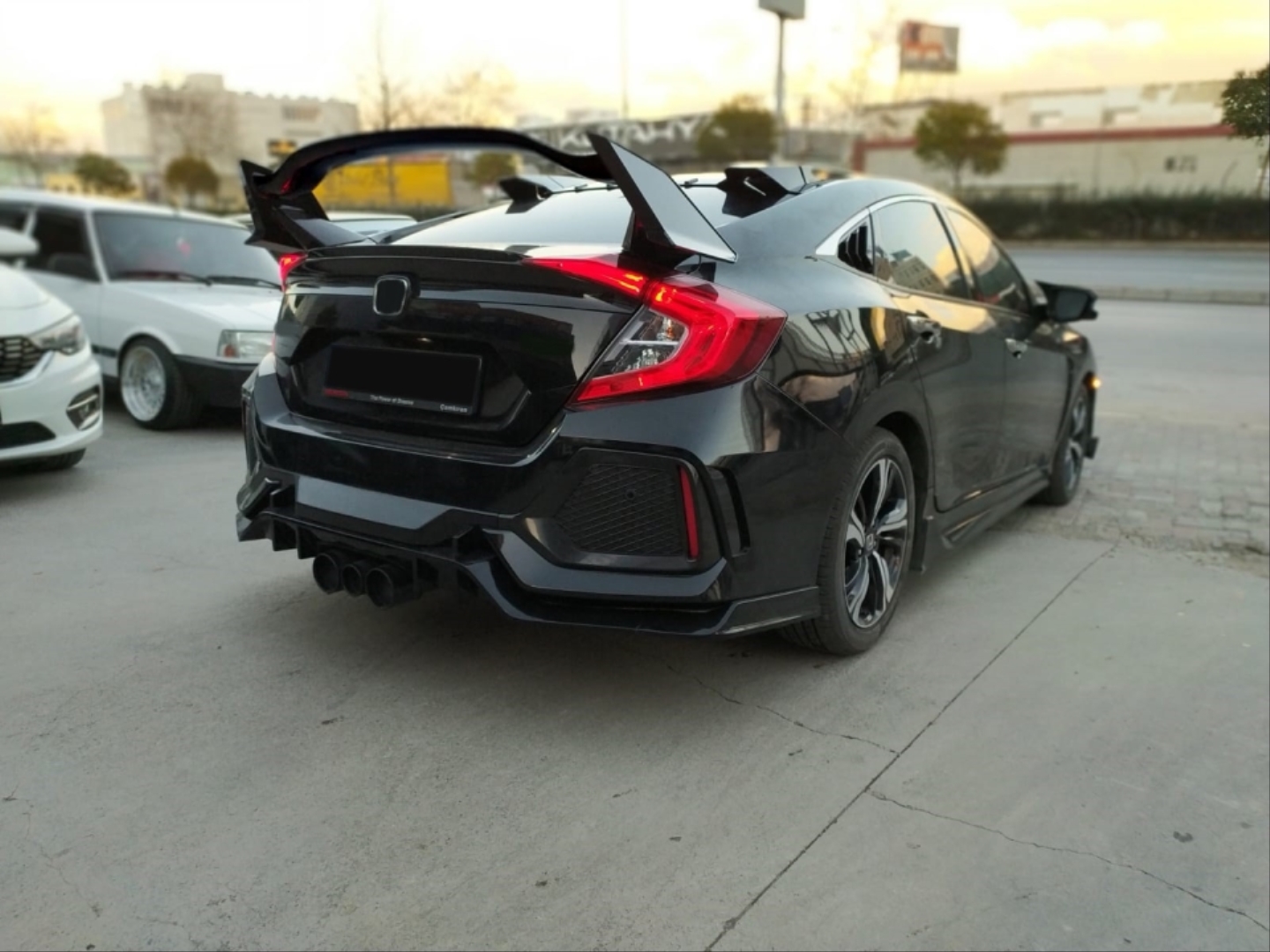  FOR CIVIC 2016-2021  TYPE R SPOILER (WITHOUT PAINT) 