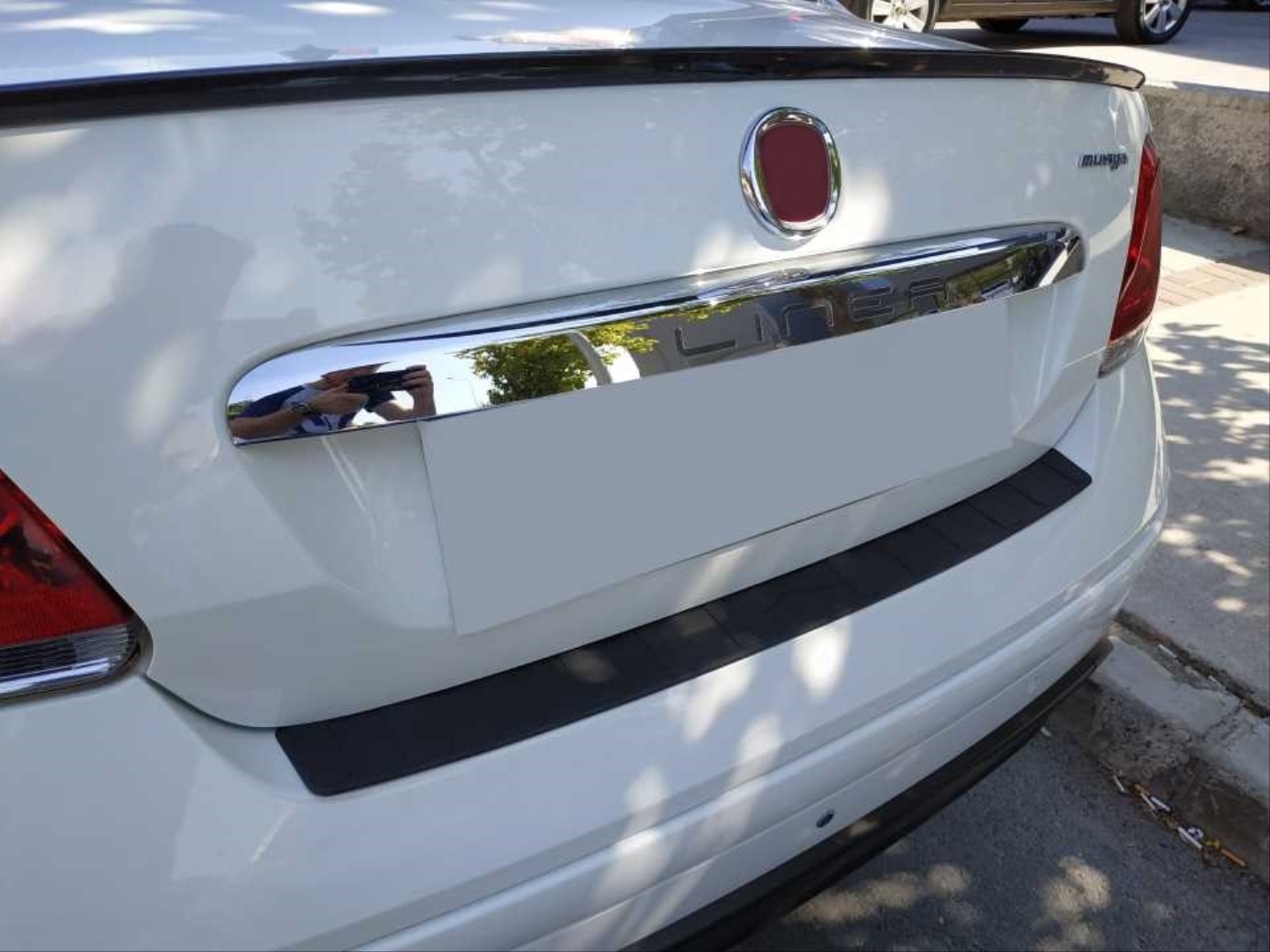 UNIVERSAL REAR BUMPER PLATE 75X6 cm