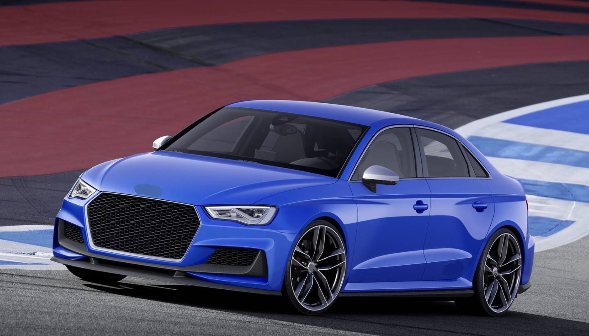  A3 SEDAN 2013-2016  RS3 FRONT BUMPER   SET  (SEDAN) - WITHOUT FOG LAMP COVER  TYPE 