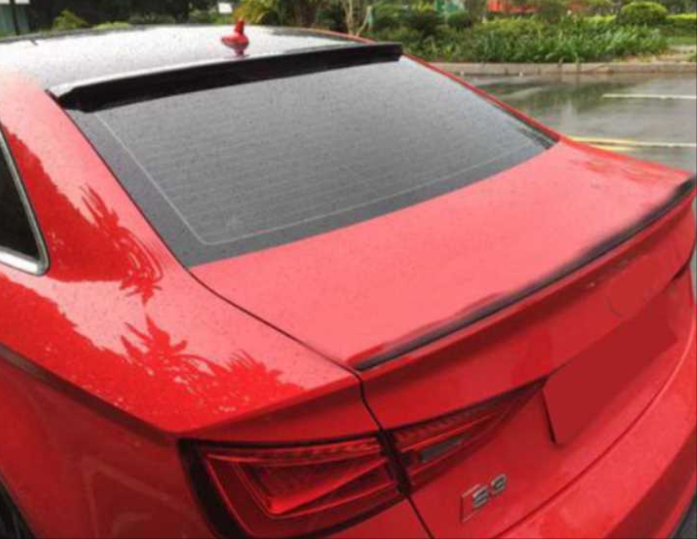  A3 SEDAN (2021+) ROOF SPOILER - GLOSS BLACK  (BRIGHT BLACK)  