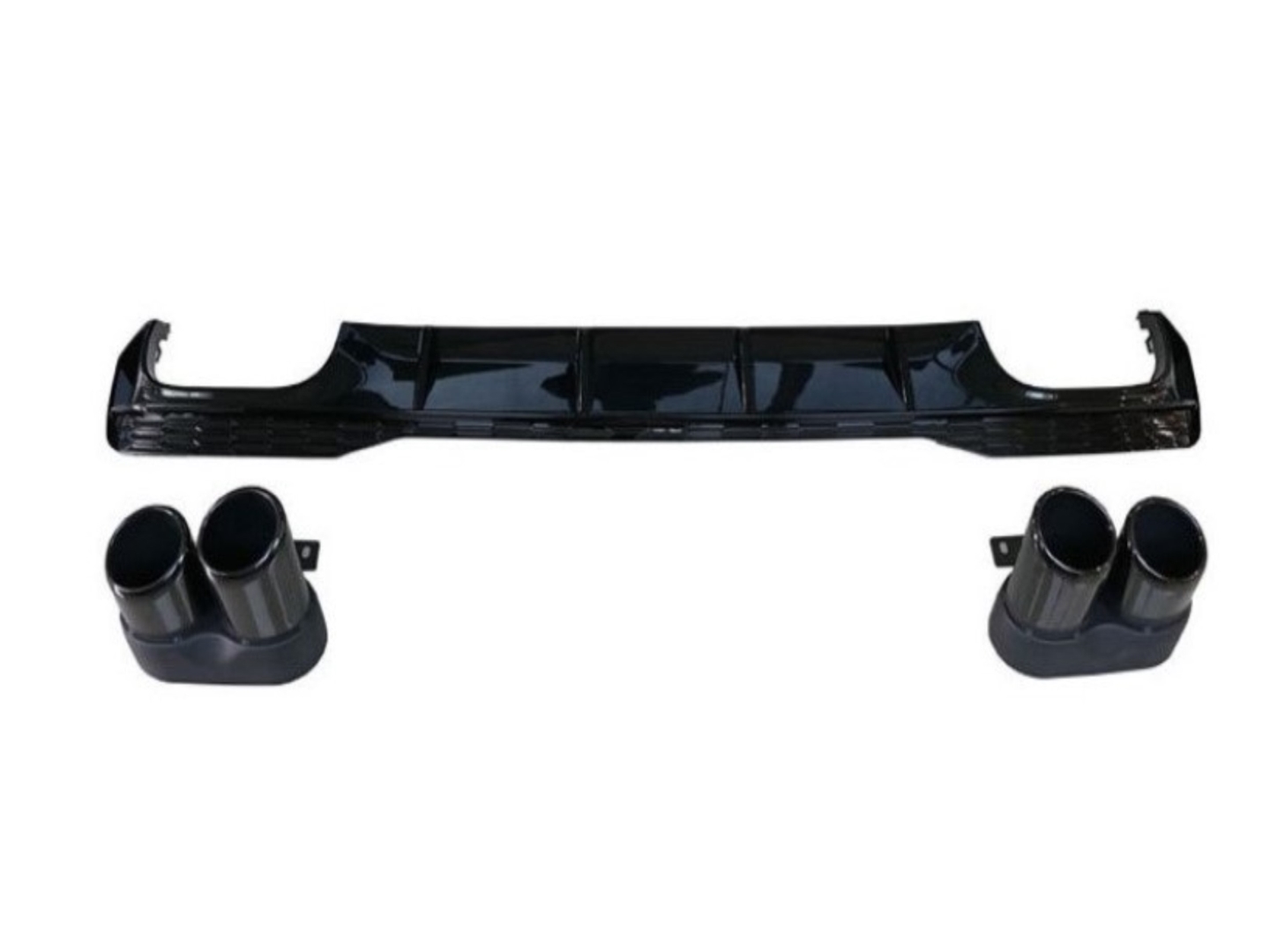 A7  S7 DIFFUSER VE EXHAUST SET  2018-2021 (S-LINE DONANIM ICIN)