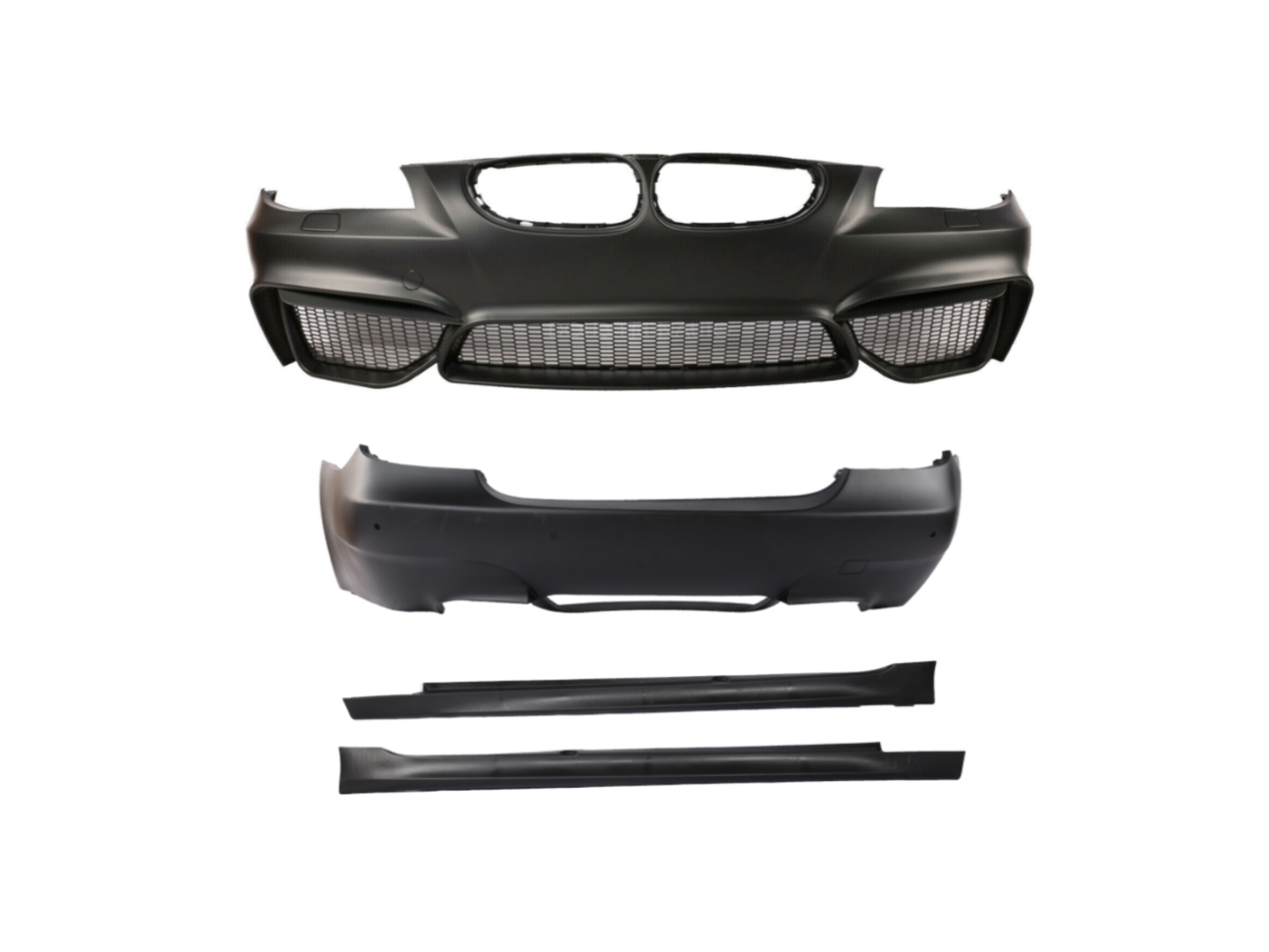 FOR 5 SERIES E60  03-09 M4 LOOKING BODY KIT (FRONT-REAR BUMPER -GRILLE -FRONT LIP ) 