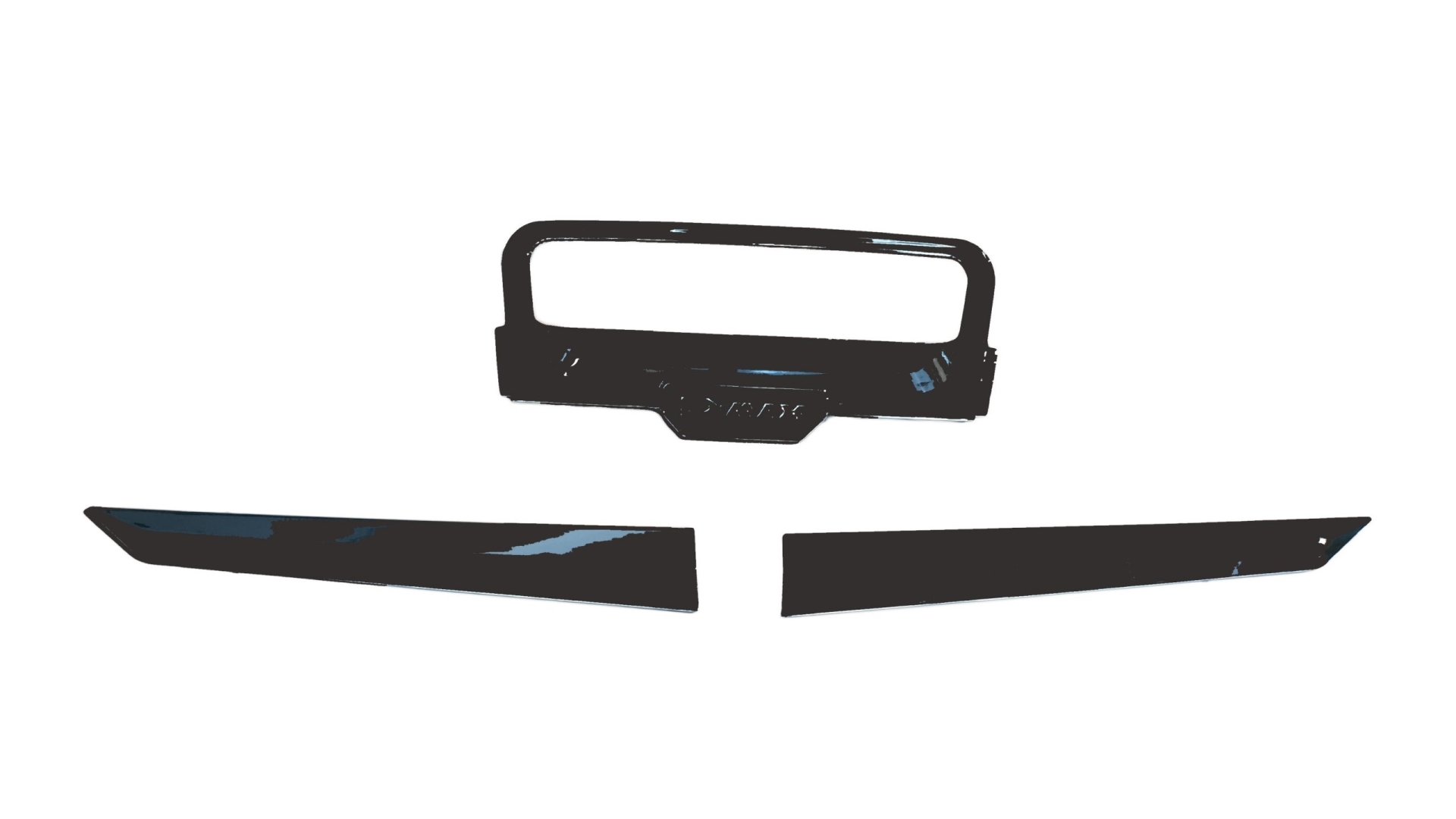  D-MAX  2018+ TAILGATE (TRUNK)  HANDLE TRIM   COVER BLACK 