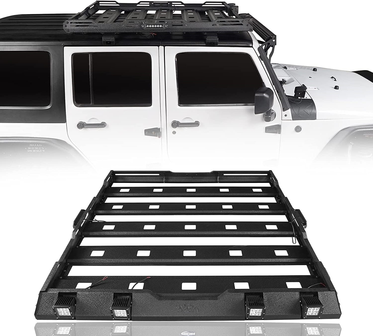  WRANGLER JK 2007-2017  READING LIGHT  SEPETI ve WINDOW FRAME CHROME SI (WITH LED )