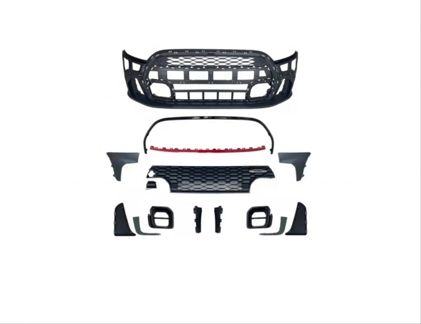 F55 MINI COOPER 2021+ UPGRADE JCW FRONT BUMPER SET