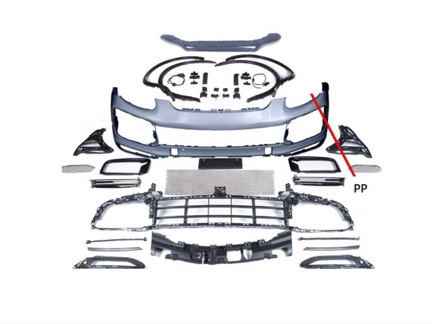  CAYENNE 2011-2014  FACELIFT 2020+ UPGRADE 9Y0 TURBO  BODY KIT 