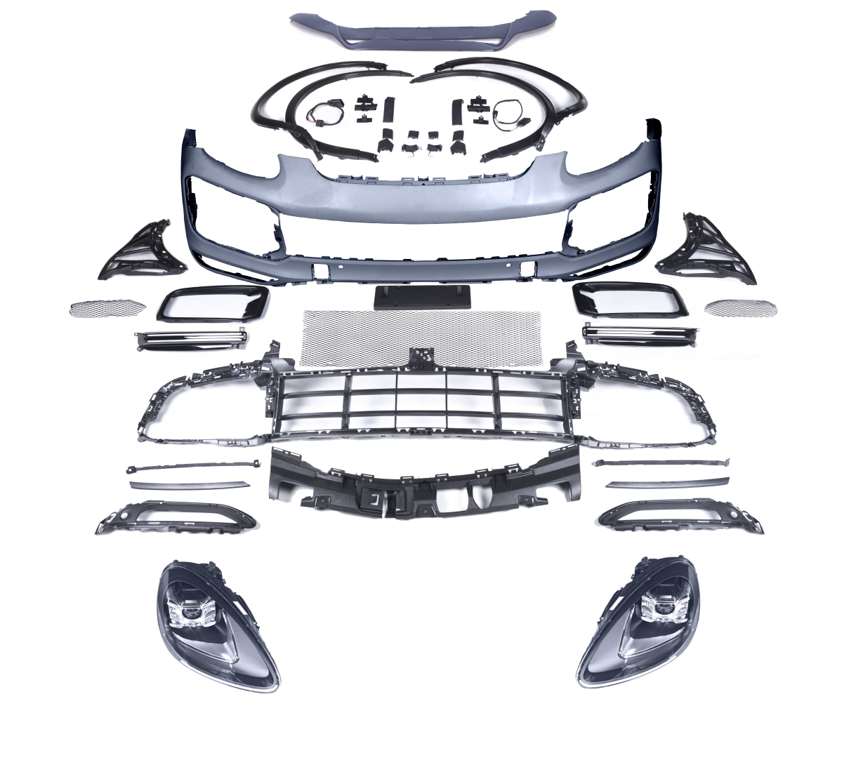  CAYENNE 2011-2014  FULL FACELIFT 2018+ TURBO  (INCLUDE HEADLIGHT lar INCLUDE )  