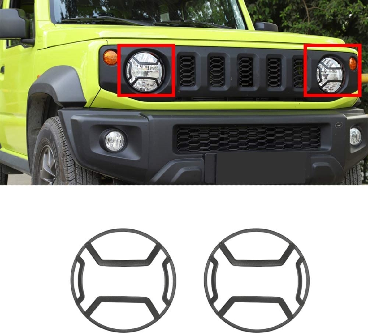 JIMNY 2019+ HEADLIGHT COVER (METAL)